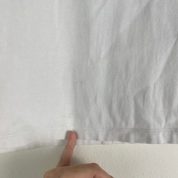 Courrèges White Heart Beat T-Shirt Size Small - Picture 3 of 8